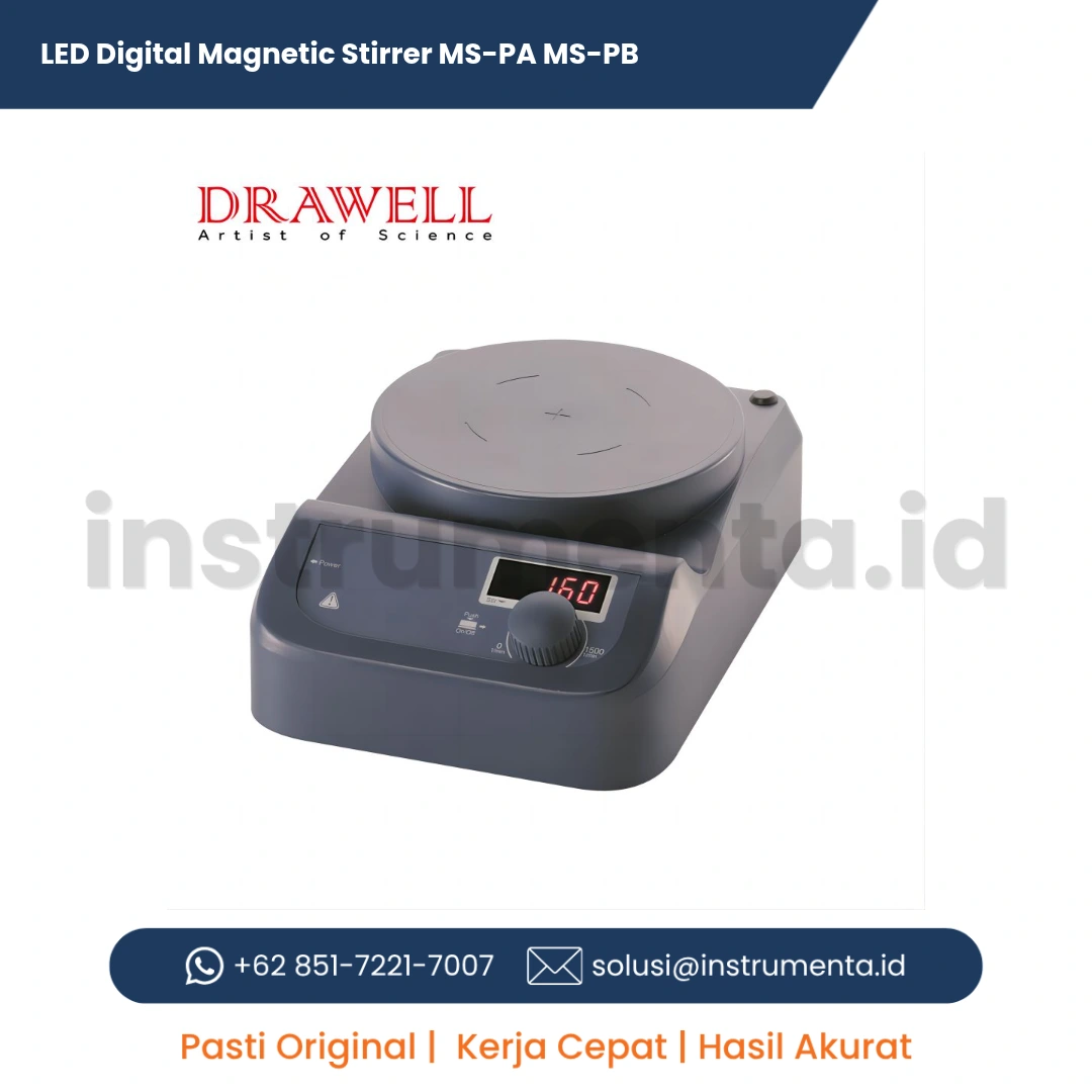 Jual LED Digital Magnetic Stirrer MS-PA MS-PB Distributor Resmi Alat Pengaduk Laboratorium